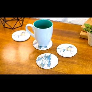 🦋3/$20 Dean Crouser Horse Art Coasters